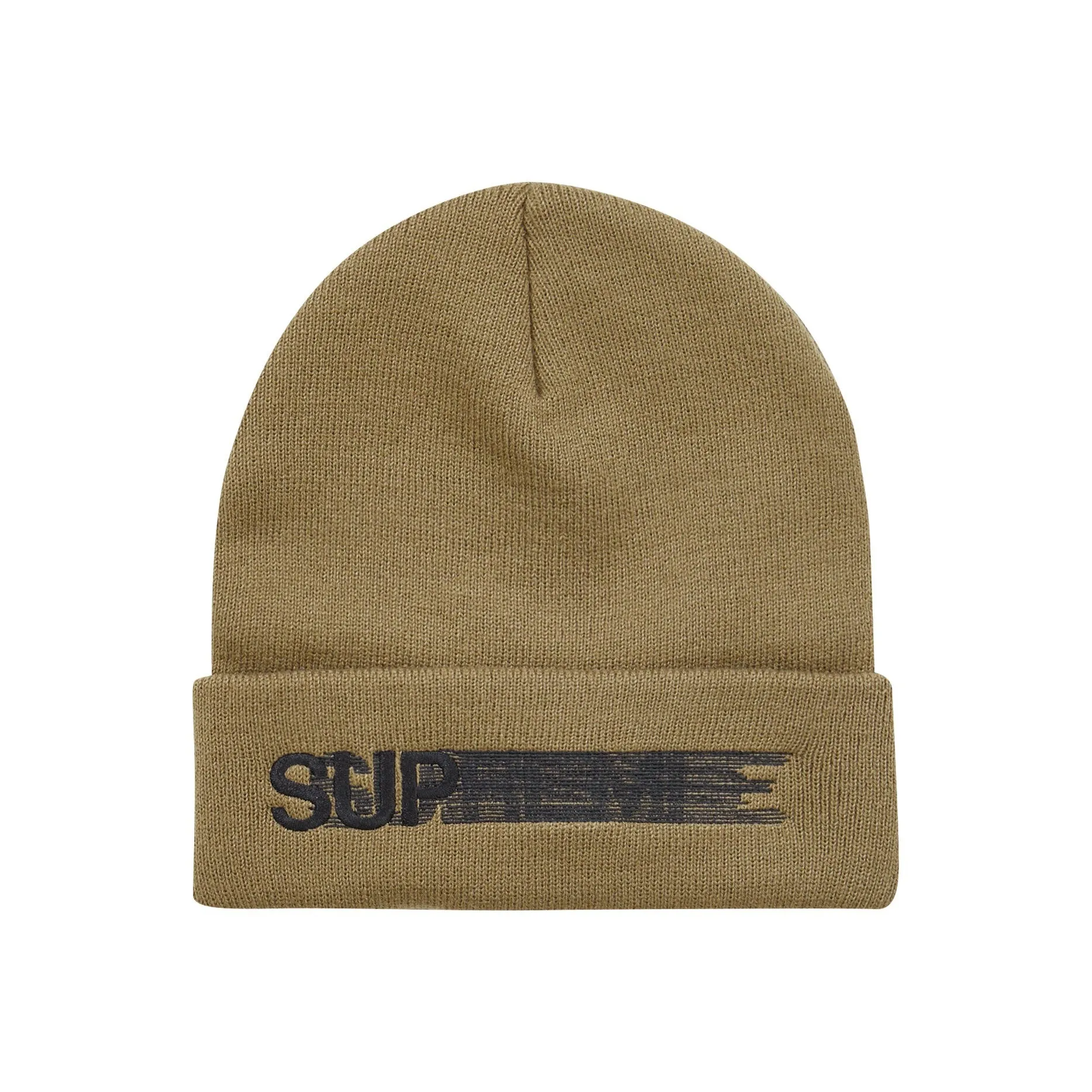 Supreme Motion Logo Beanie (SS23) Taupe