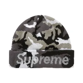 Supreme New Era Split Beanie Black