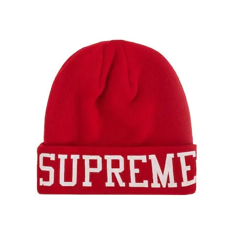 Supreme New Era Varsity Beanie Red