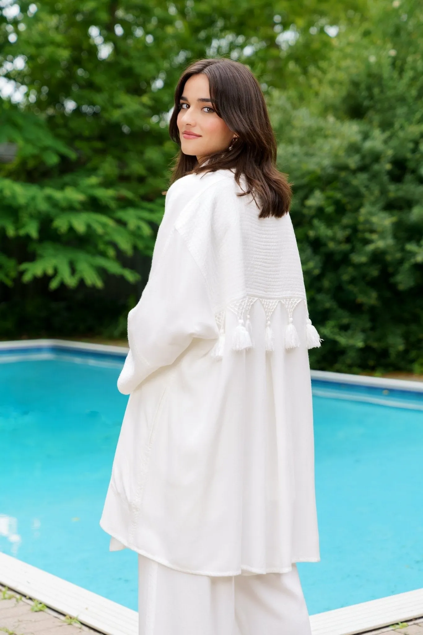 Tassel Jacket - White