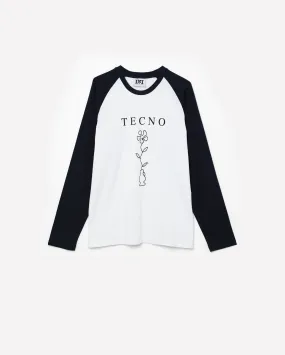 TECNO BI COLOUR LONGSLEEVE / BLUE & WHITE