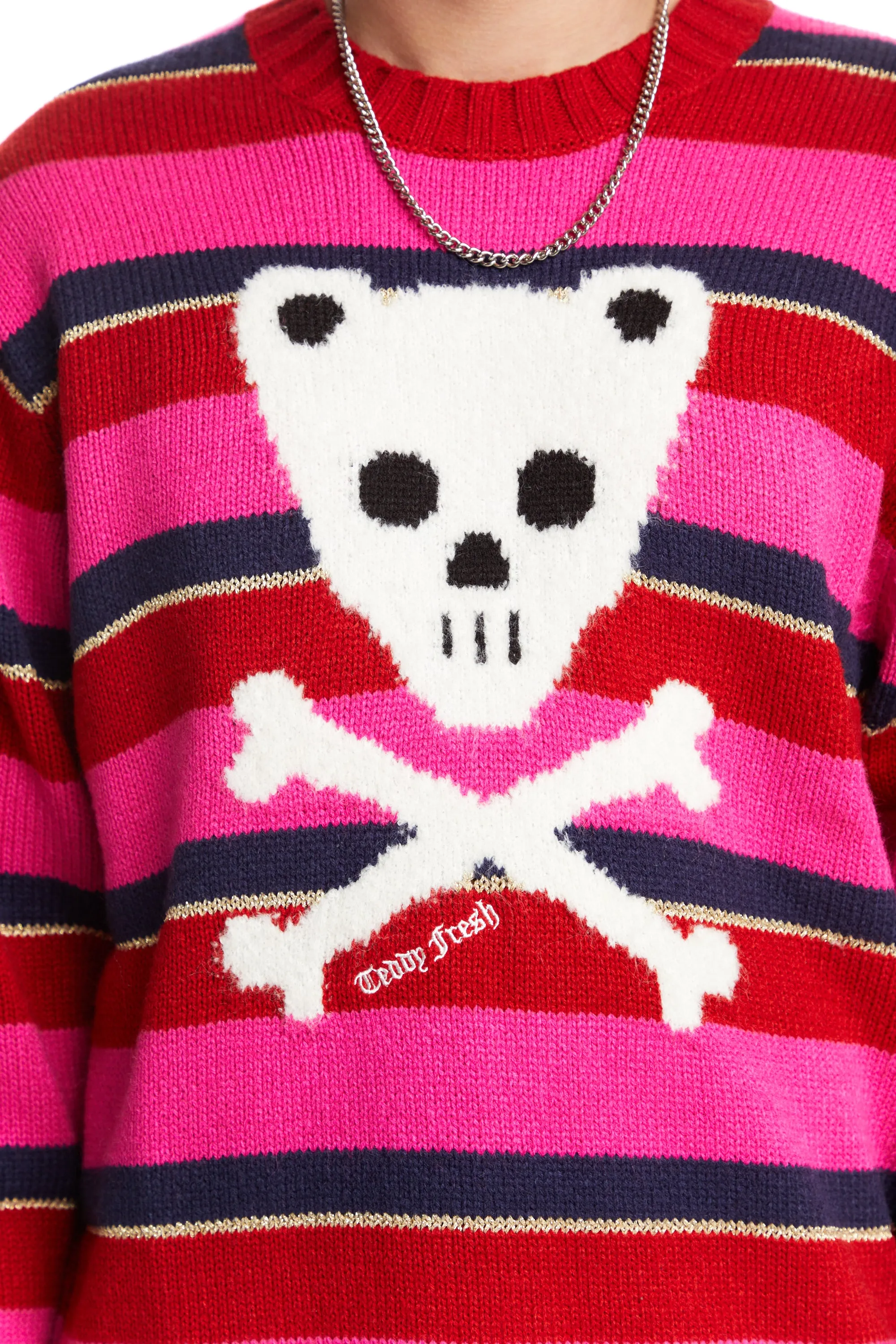 Teddy Skull And Crossbones Sweater