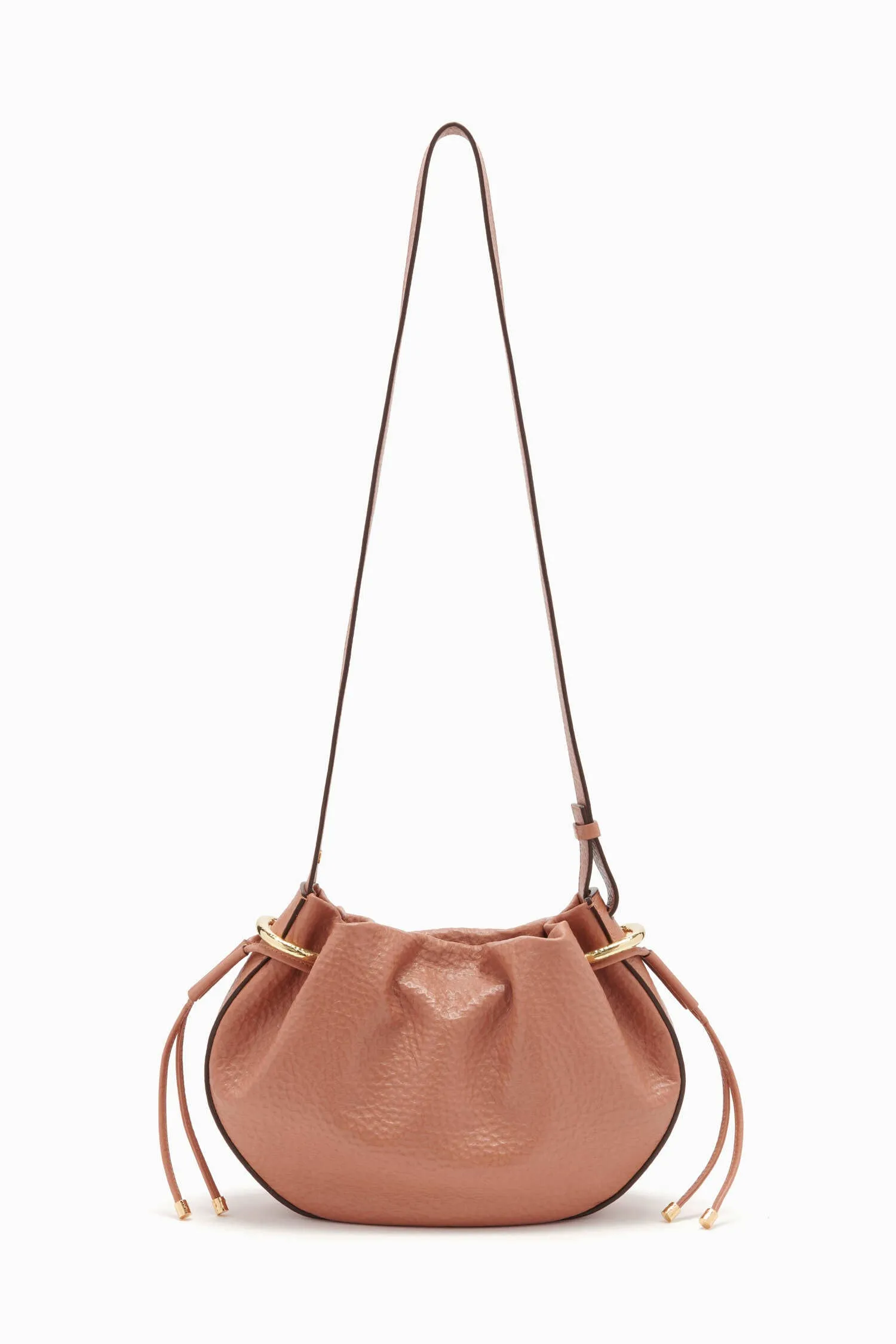 Tilda Ruched Crossbody - Pecan Brown