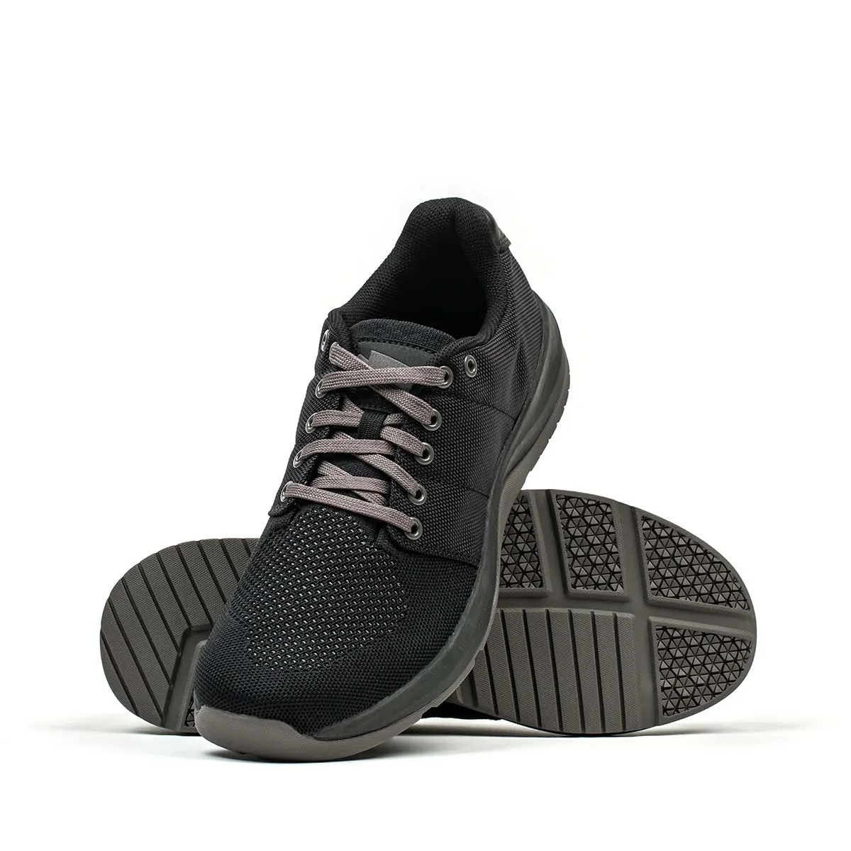 Women's Ballistic Trainers - Black   Black   Charcoal