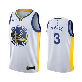 Youth Golden State Warriors Jordan Poole Association Jersey - White