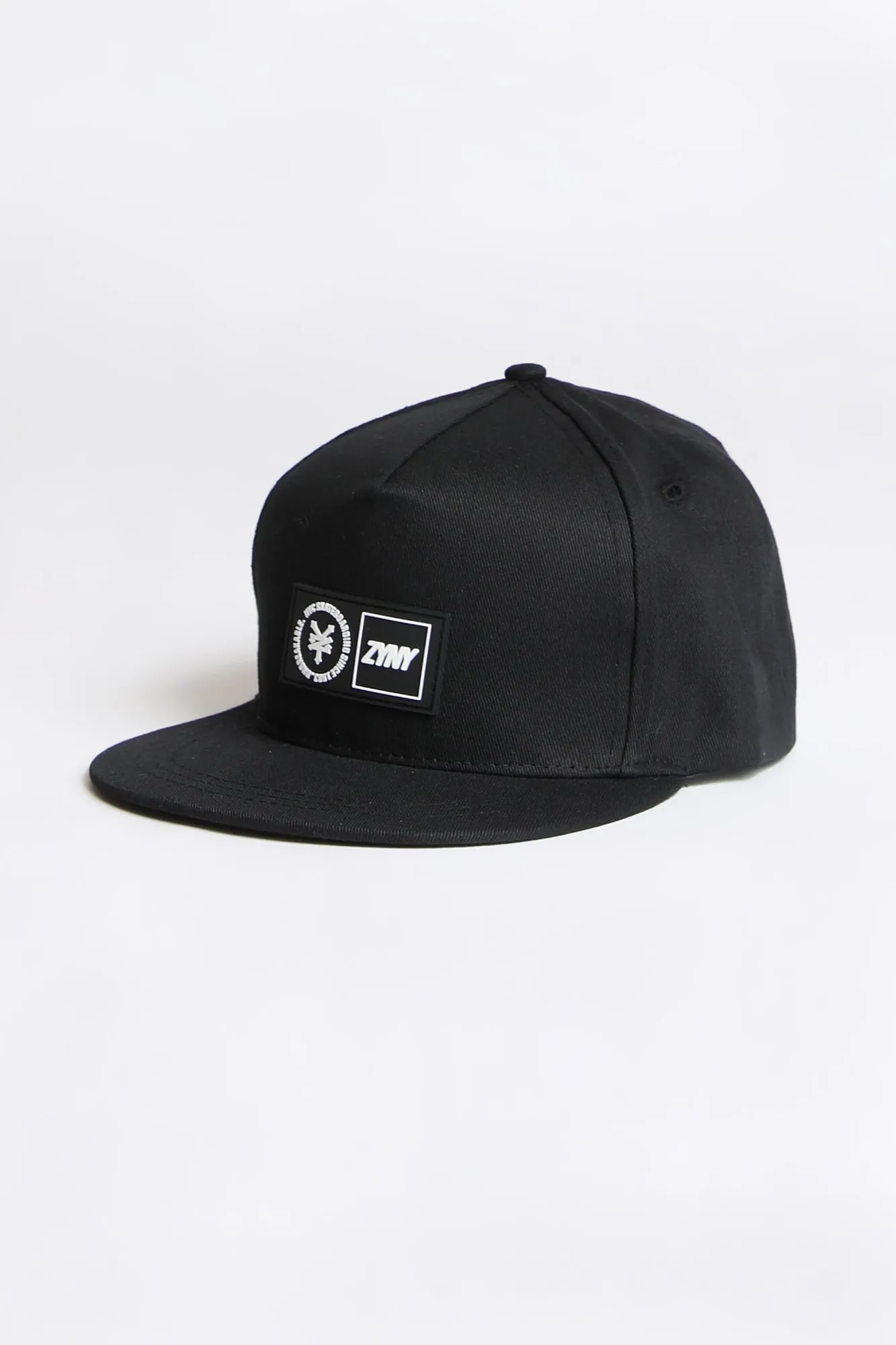 Zoo York Mens Patch Logo Flat Brim Hat