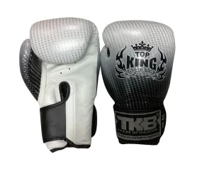 泰拳拳套 Thai Boxing Gloves : Top King Super Star TKBGSS-01 Silver